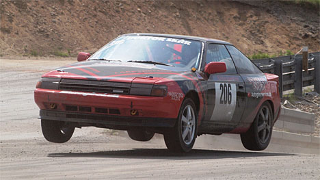 Nikolaj Justesen scorede et fornuftigt come back i Toyota Celica